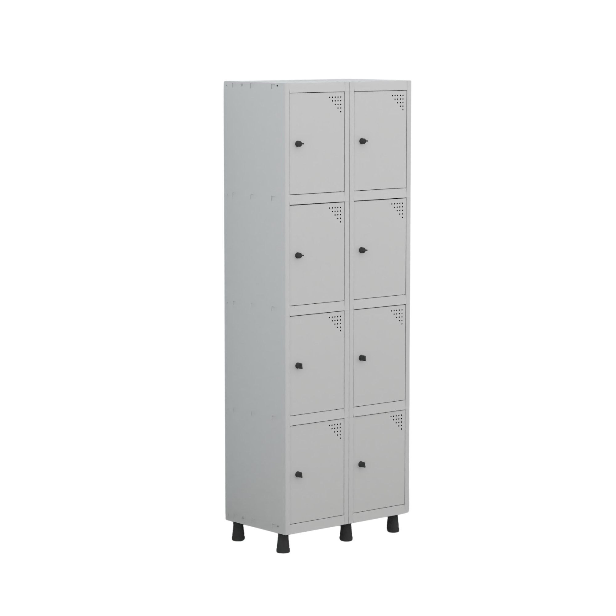 Armário Guarda Volume Locker Roupeiro 8 Portas Aço Grp 502/8 Pandin Móveis