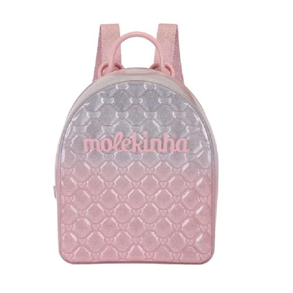 Bolsa Molekinha Ref 20023.2.24705 Cristal/rosa/prata