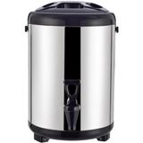 Garrafa Térmica Inox 8 Litros Botijao Café Leite Quente Frio Agua Hotel Pousada