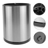 Suporte Porta Talher Aço Inox Escorredor Desmontável Redondo