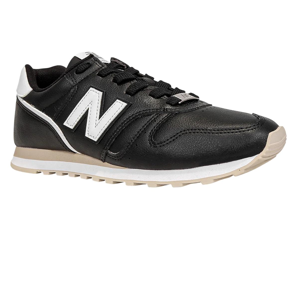 Tenis New Balance 373v2 Preto/branco 040