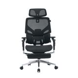 Cadeira De Escritório Presidente X-space Aluminum Preta