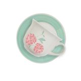 Kit 6 Xícaras Donna Bloom Oxford Cerâmica 180 Ml