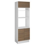 Torre Quente Stella 3 Portas Branco/rustic Madesa