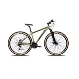 Bicicleta Aro 29 Absolute Nero 5 24V Freio a Disco Suspensão Mountain Bike Alumínio Pneu Faixa - Oliva Tam 19
