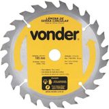 Disco De Serra Circular 185 X 20mm Para Madeira 24 Dentes - Vonder