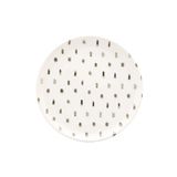 Prato Sobremesa Em Cerâmica Flat Samambaia 20cm Oxford