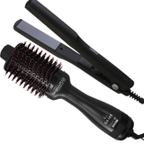 Kit Chapinha Prancha Taiff Alisadora + Escova Secador Modelador 1300w Gama Eleganza Plus