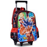 Mochila Escolar Dragon Ball Goku 2 Em 1 Rodinha G Infantil