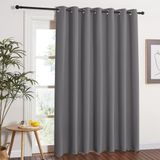 Cortinas Nicetown Grey Blackout Para Porta De Pátio 100x213cm Gra