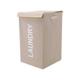 Cesto Organizador Dobravel Lavanderia 60 Litros Roupa Suja