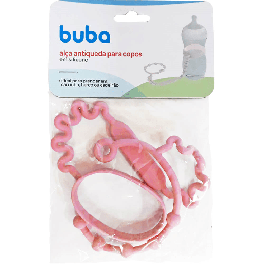 Alca Antiqueda Para Copo E Mamadeira Rosa Buba