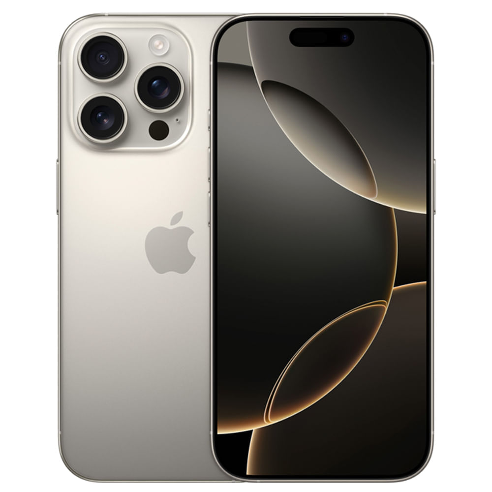 iPhone 16 Pro Max 256Gb e-Sim 5G Tela 6,9" Titânio Natural
