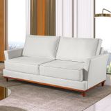Sofá 3 Lugares 206cm M189 Living Tecido Impermeável Acqua Block