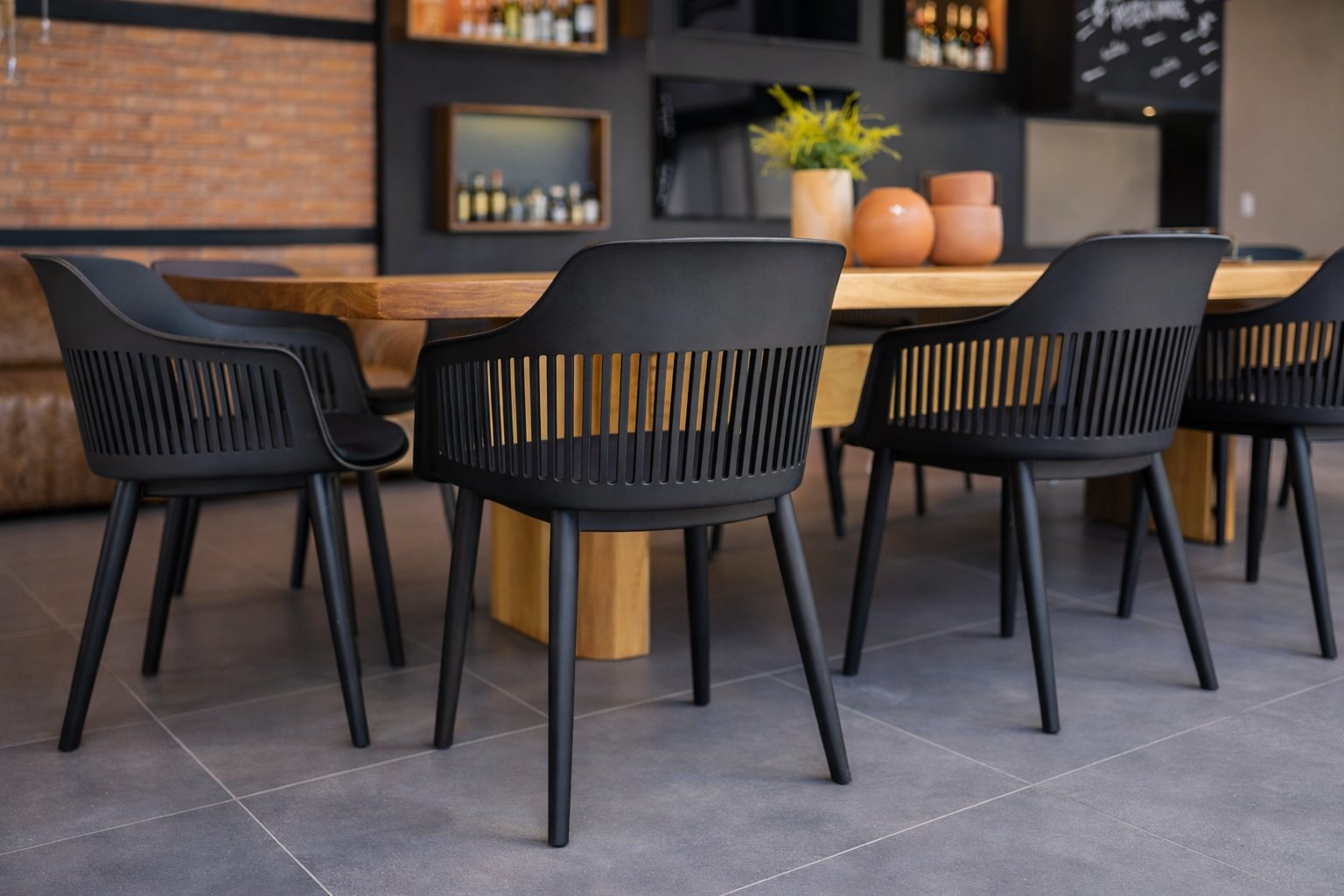 Kit 4 Cadeiras Marcela Rivatti Móveis Preto