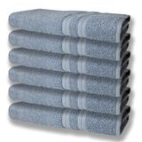 6 Toalhas Grande Super Felpudas E Grossa Algodão 80x150 Itália Soft Bekaazul