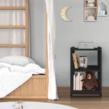 Mesa De Cabeceira Nicho Quarto 100% Mdf Ssx Multicoisas Preto
