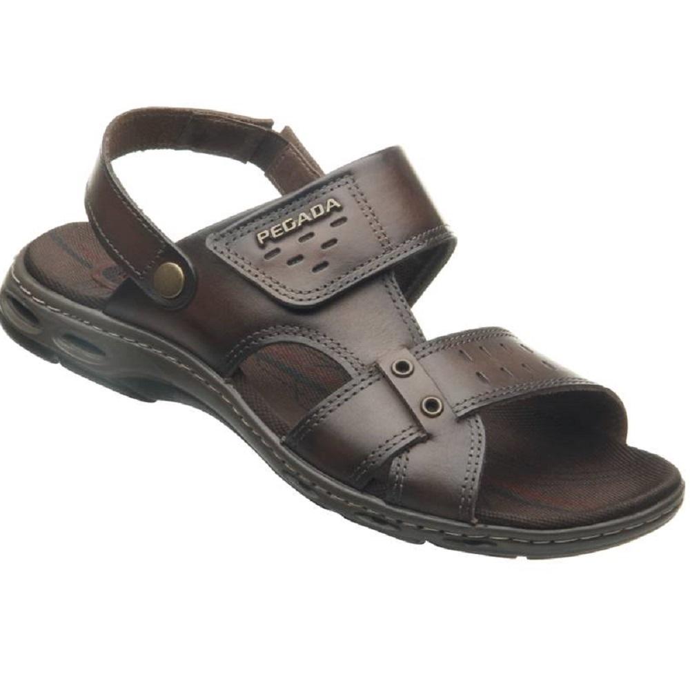 Sandalia Pegada Em Couro Ref 530653-02 Pinhao 048