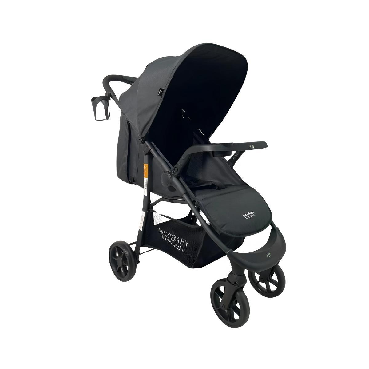 Carrinho de Bebe Maxi Baby Startravel Preto