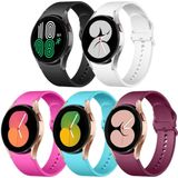 5 Pulseiras De Silicone Compatíveis Com Galaxy Watch
