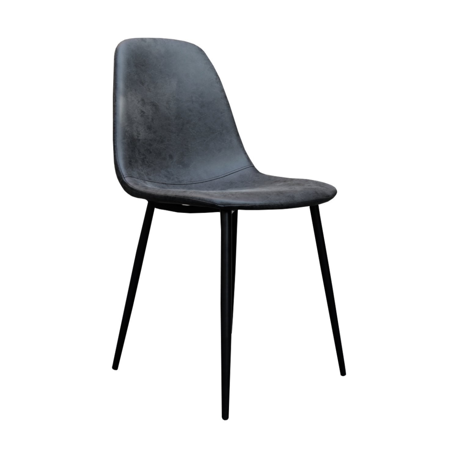 Conjunto 6 Cadeiras Fixa Tania Rivatti Preto Vintage