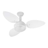 Ventilador De Teto Venti-delta Miray Com 3 Pás Branco 127v 4