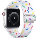 Pulseira Trançada Compatível Com Apple Watch Series 9, 8, 7 Granulado Colorido
