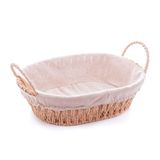 Cesta Para Pães Com Forro 30 Cm X 20 Cm X 12 Cm