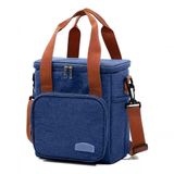 Bolsa Térmica Lancheira Alça Transversal Multiuso Moderna Reforçada Fitness Academia Trabalho Cor:azul,tamanho:único,gên
