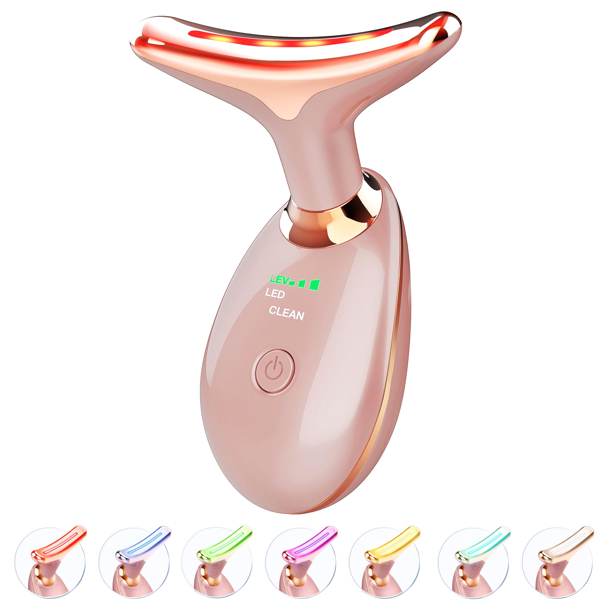 Massageador Facial Elishine Light Based 7 Cores Para Rosto E Pescoço ...