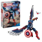 Boneco De Construção Lego Marvel New Captain America 76296