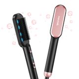 Escova De Alisamento De Cabelo Wavytalk Ionic 6 Temperature Rose
