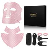 Máscara De Luz Led Avorla Beauty Kfb265 Com Luz Infravermelha E Vermelha