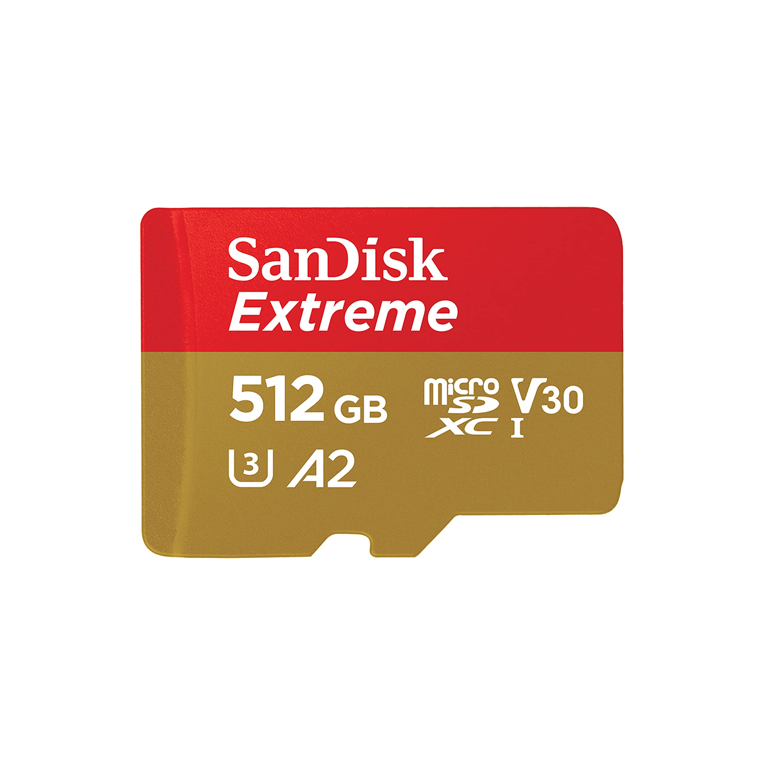 Cartão De Memória Sandisk 512gb Extreme Microsdxc Uhs-i Com Adaptador