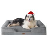Cama De Cachorro Bedsure Orthopaedic Xl Para Cães Extra Grandes, Cinza