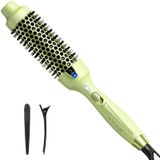 Escova Térmica Wavytalk Ionic Aquecida Redonda 3,8 Cm Verde