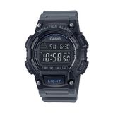 Relógio Esportivo Casio W-736h-8bvcf Pulseira De Resina Cinza Resistente À Água