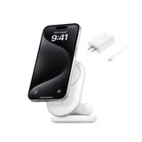Carregador Belkin Magsafe Compatível Com 15w Para Iphone 16/15 Branco