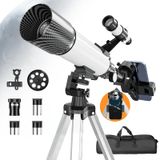Telescópio Fotoumgl 70 Mm De Abertura 400 Mm Com Adaptador De Telefone
