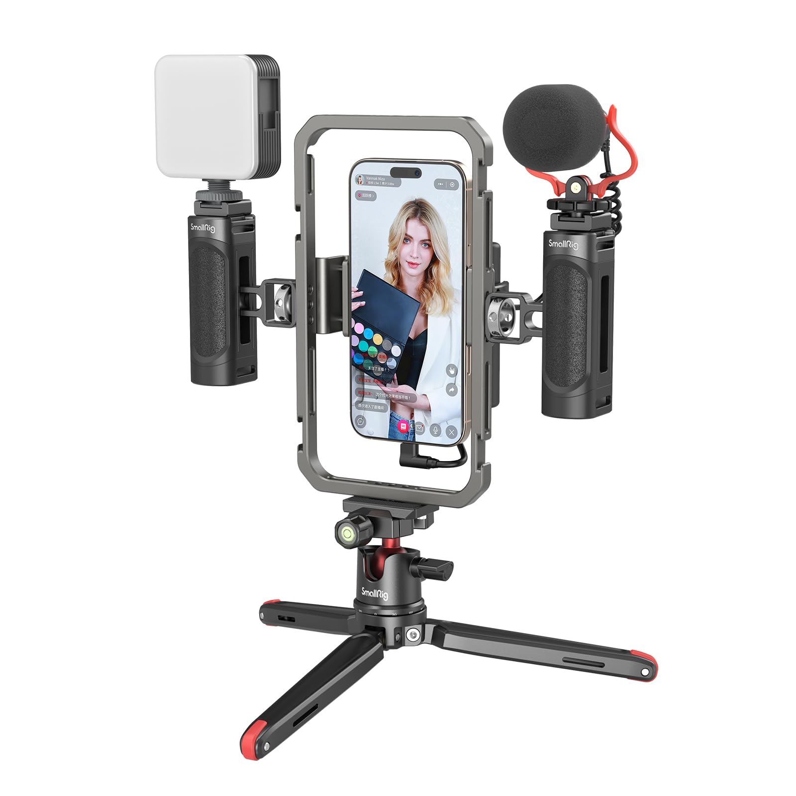 Kit De Equipamento De Vídeo Para Telefone Smallrig Universal Para Iphone E Câmeras