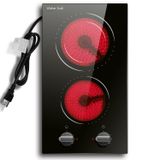 Fogão Elétrico Hobsir Com 2 Queimadores 110v Com Botão De Controle
