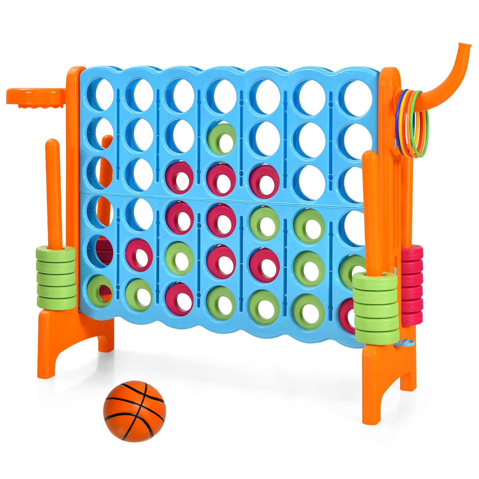 Jogo Gigante De 4 Em Uma Linha Costzon Jumbo 4 A Placar Com Basquete