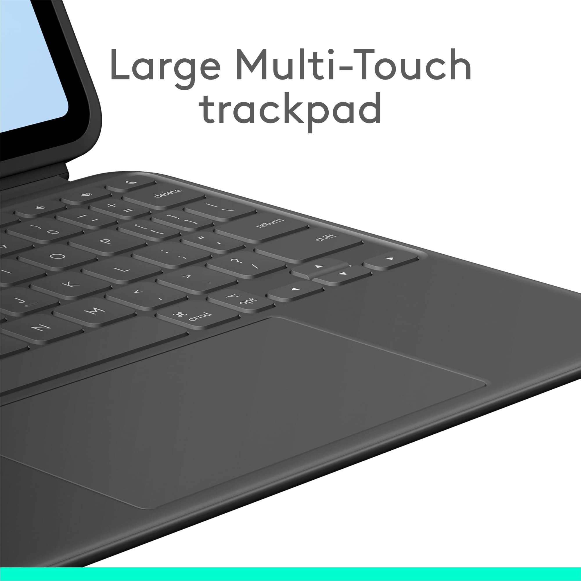 Capa De Teclado Logitech Combo Touch Ipad Air 11 Polegadas Preta