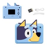 Câmera Infantil Ekids Bluey Com Cartão Sd, Câmera De Vídeo Bluey Toys