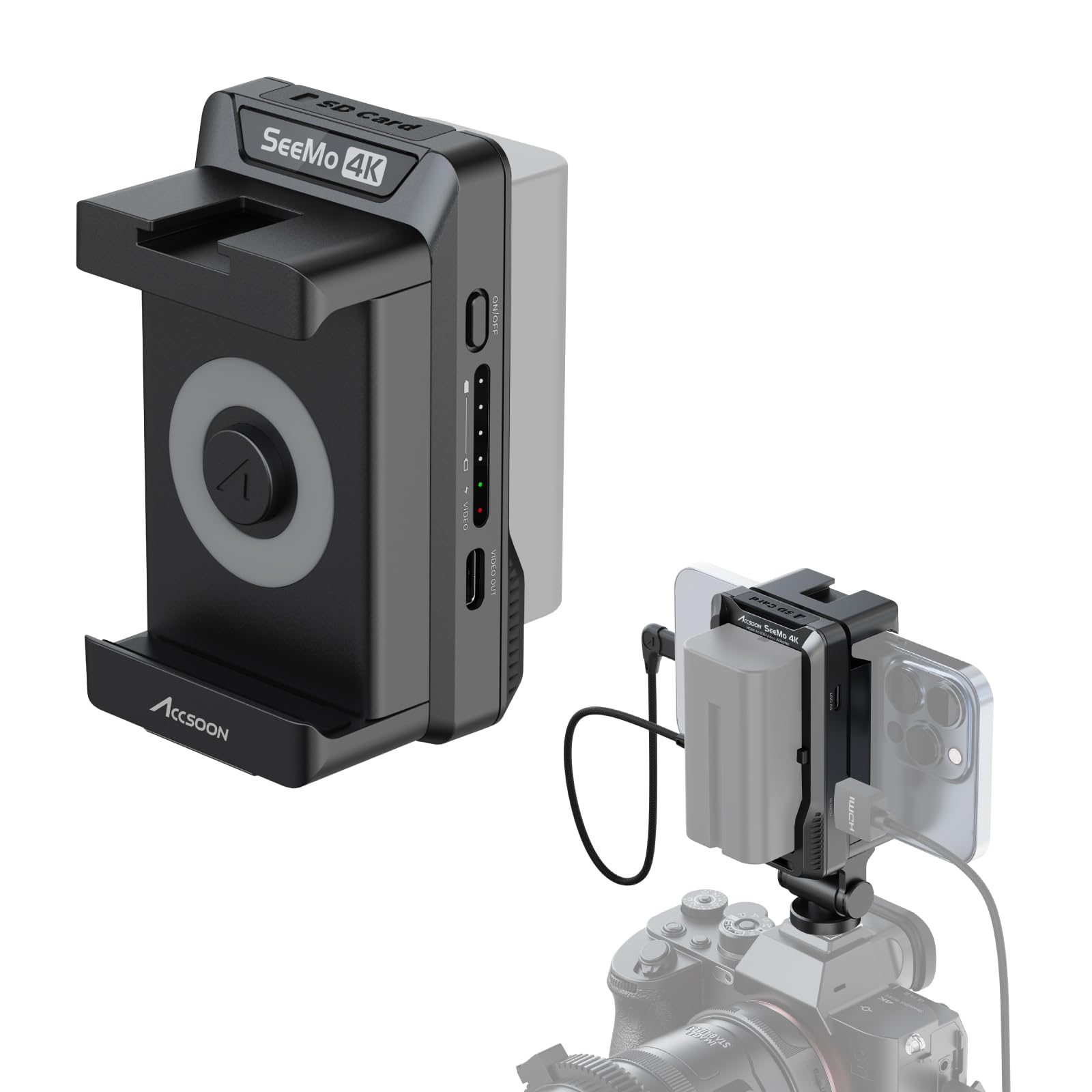 Sistema De Transmissão De Vídeo Accsoon Seemo 4k Hdmi Adapter