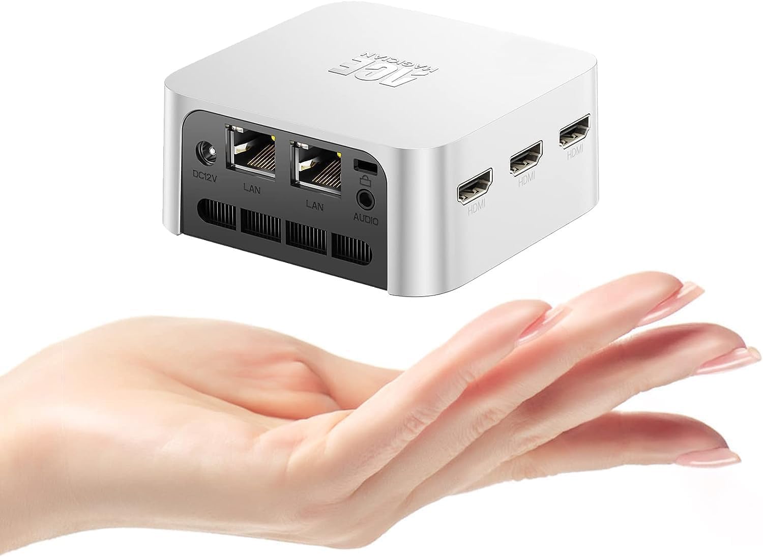 ミニPC ACEMAGIC Mini PC intel N100 Mini Pc Acemagician T8plus N100 De 12ª Geração 16 Gb 512 Gb Ssd 4k