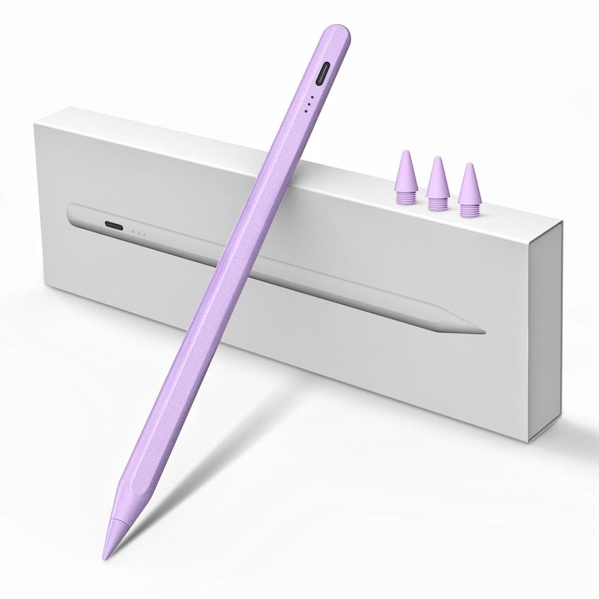 AppleiPadAirM3パープル128GB＋Apple pencil Pro Caneta Stylus Meko Active Apple Pencil Para Ipad Roxa - Carrefour