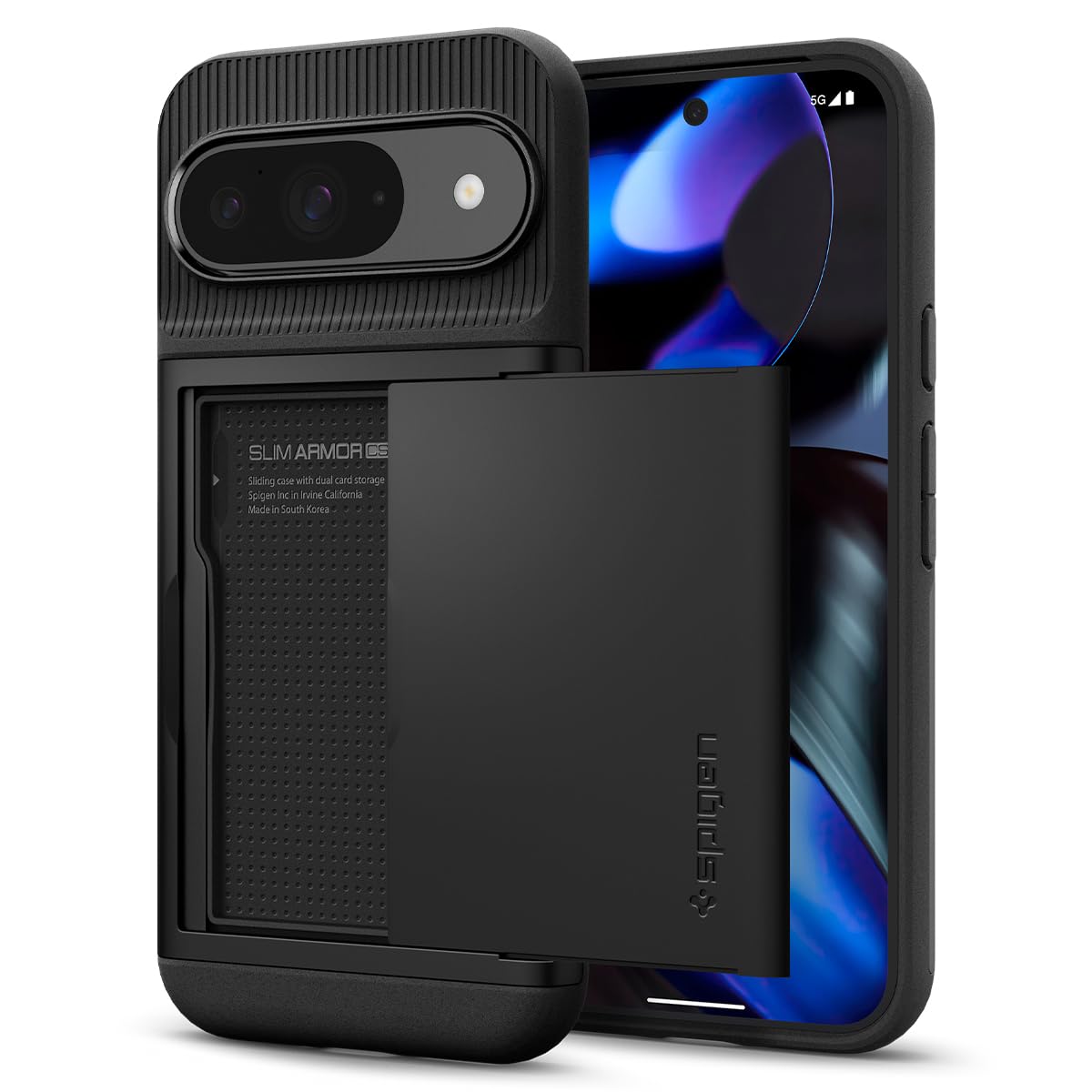 Capa Spigen Slim Amor Cs Para Pixel 9/pixel 9 Pro (2024) Preta