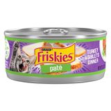 Comida Úmida Para Gatos Purina Friskies Pate Turkey &amp; Giblets 24x156g