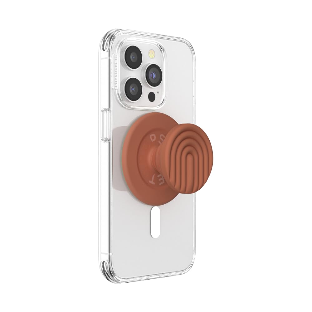 Phone Grip Popsockets Redondos Compatíveis Com Magsafe Terra-cotta
